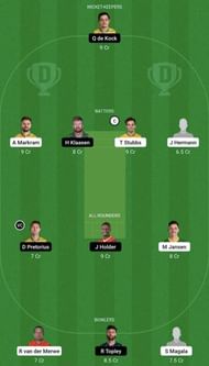EAC vs DUR Dream11 Prediction Team, Grand League
